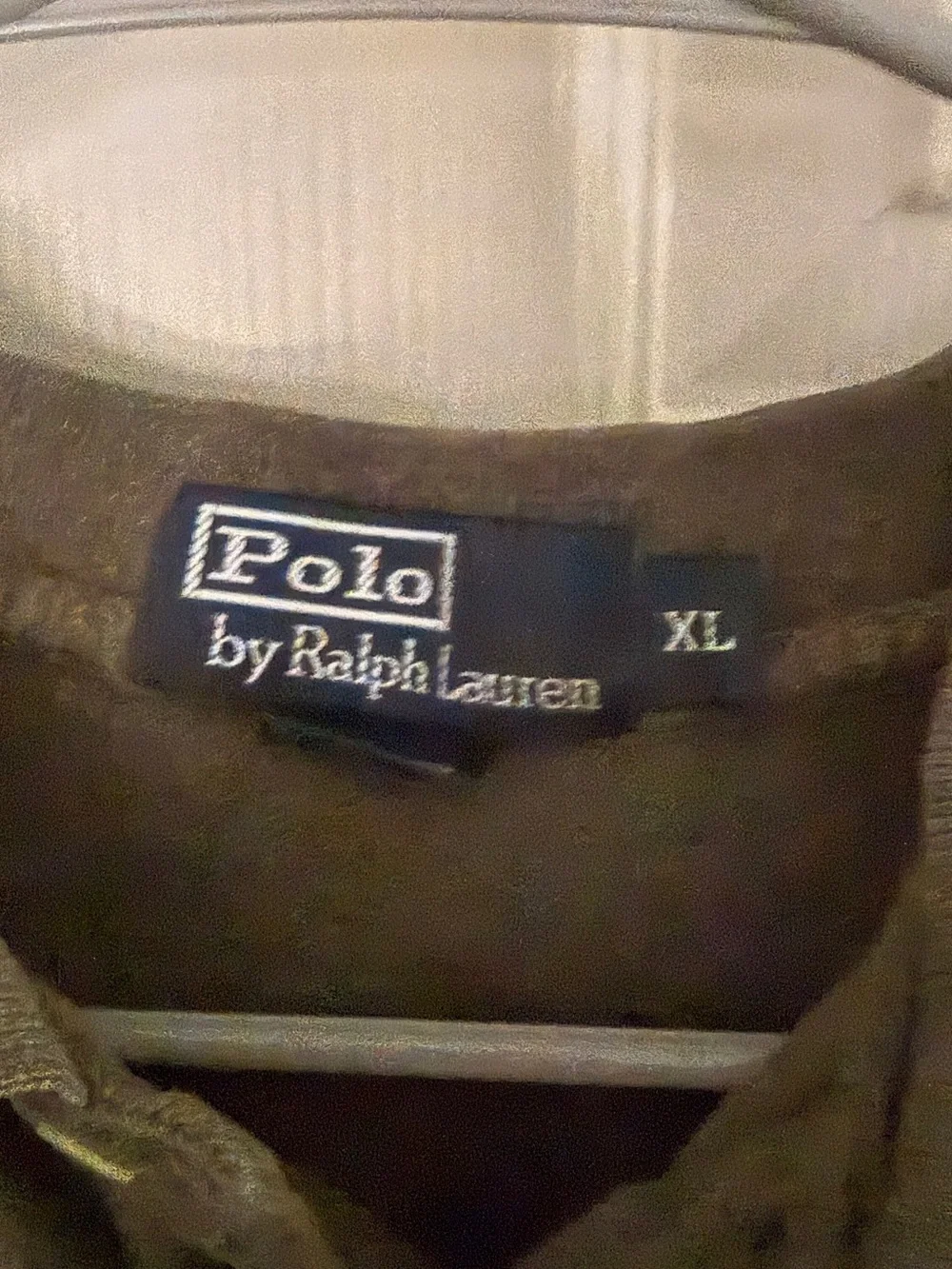 Ralph Lauren Olive Polo with Subtle Embroidered Logo